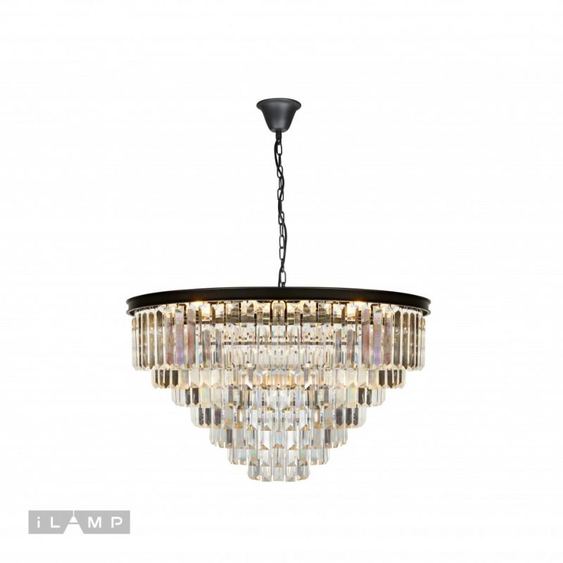Подвесная люстра iLAMP Triumph 40W E14 6101-800 BK фото 2