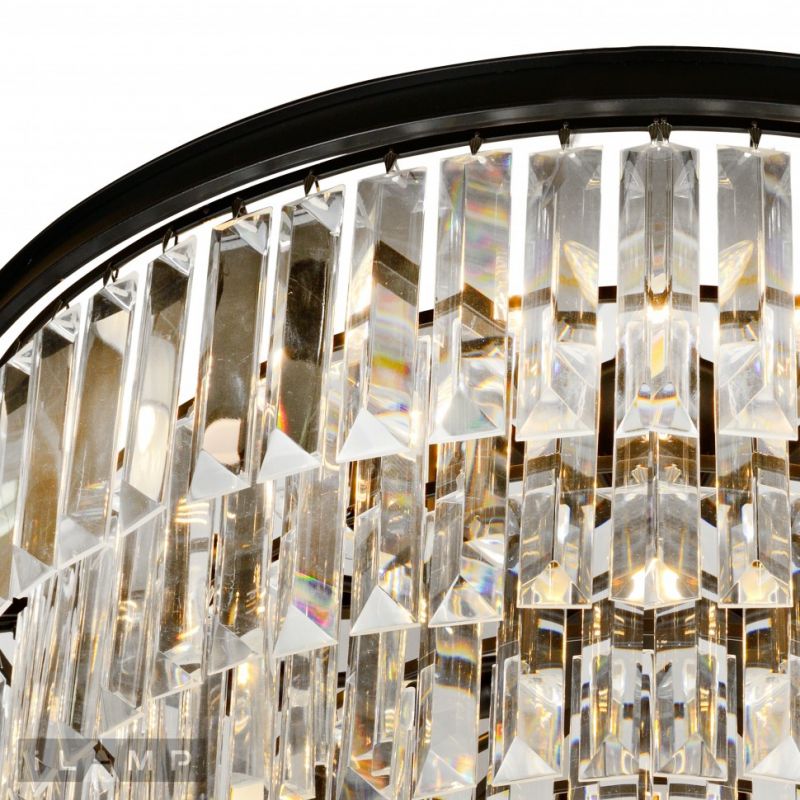Подвесная люстра iLAMP Triumph 40W E14 6101-800 BK фото 4