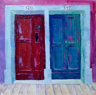 Картина "Двери в счастье" Анна Гусева