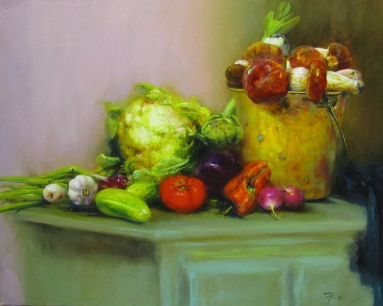 Картина "Овощи" 2017 Федорова Ирина