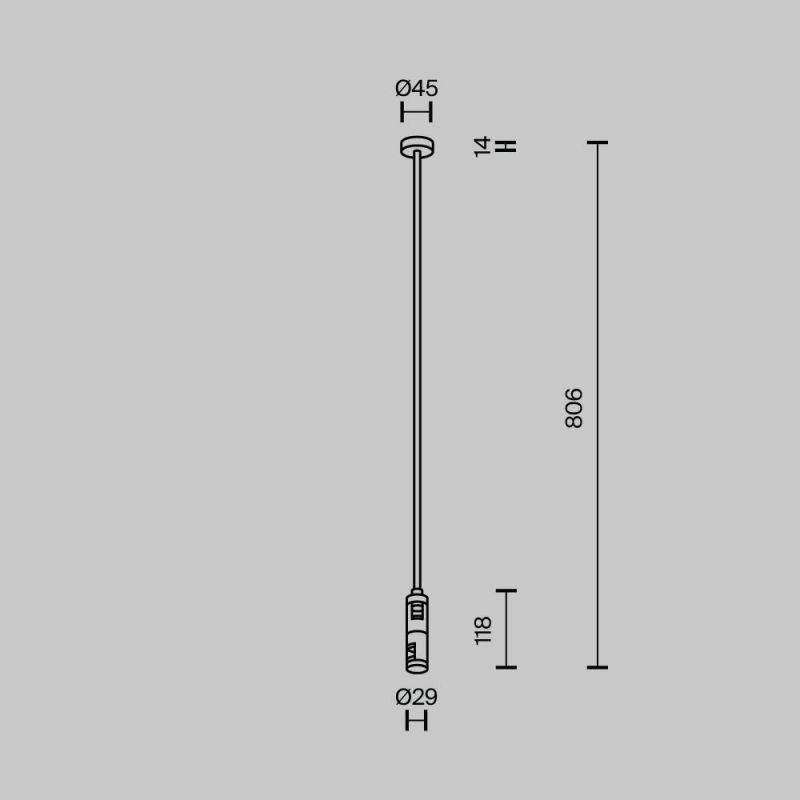 Крепление потолочное двойное Maytoni Accessories for tracks Flarity TRA159C-D1-BS фото 5