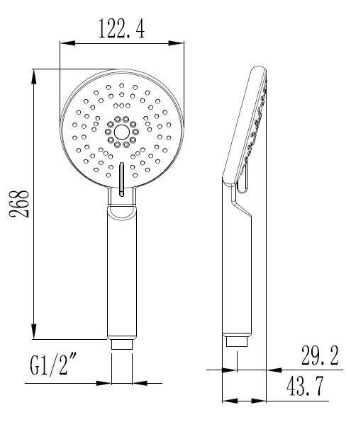 Ручной душ ESKO SPL1105