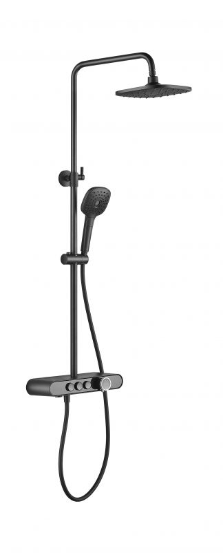 Душевая стойка ARROW AG3323SHMB, черный матовый фото 1