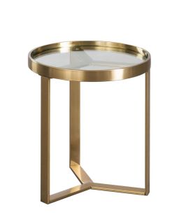 Приставной столик LH Mirror Home Ульм золотого цвета BD-3126397