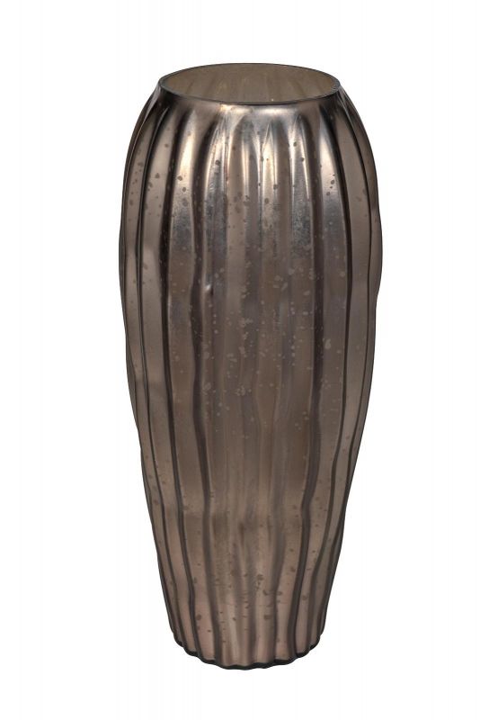 Ваза стеклянная Garda Decor черный оникс BD-3145026 фото 1