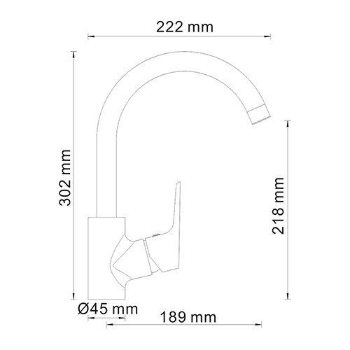 Смеситель WasserKRAFT Lippe 4507 фото 3