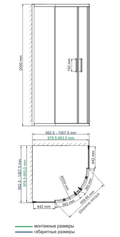 Душевой уголок WasserKRAFT Main 41S23 100x100 см