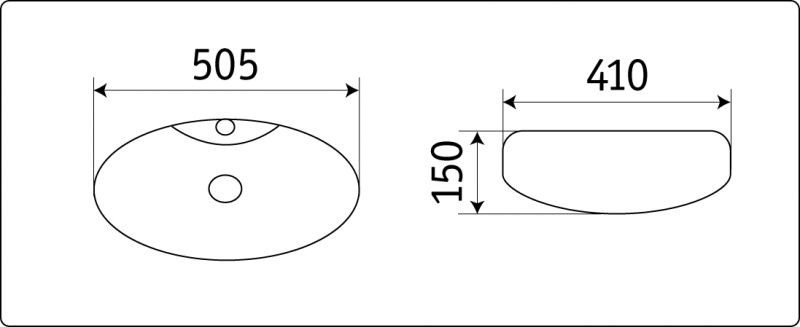 Раковина CeramaLux N 78197