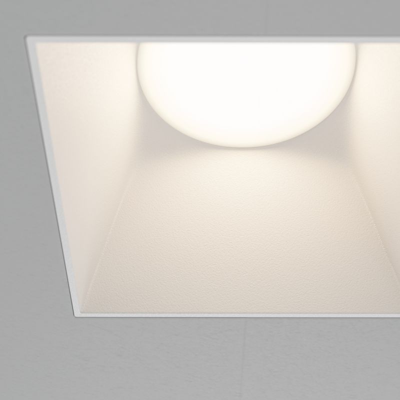 Встраиваемый светильник Maytoni Downlight Share DL051-01-GU10-SQ-W