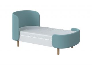 Кровать Ellipsefurniture KIDI Soft для детей от 2 до 4 лет (бирюзовый) KD010503060101