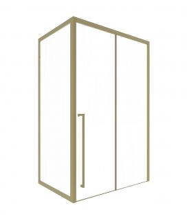 Душевой уголок Timo-S TDSS-120/17C-8L T48L+T60 120x90 L стекло прозрачное / профиль никель