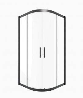 Душевой уголок Timo-S TPSS-100/03C-8 T47 100x100 стекло прозрачное / профиль черный