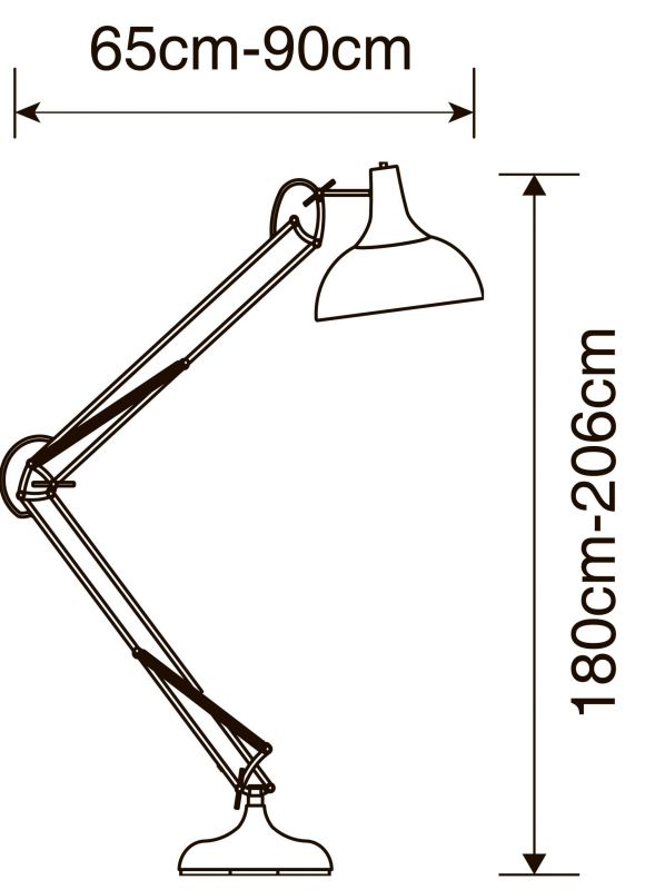 Торшер Arte Lamp Goliath A2487PN-1WH фото 4