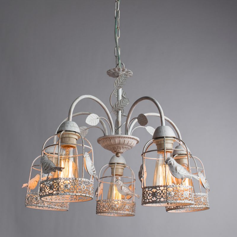 Люстра подвесная Arte Lamp Cincia 40W E27 2600-2900К (теплый) A5090LM-5WG фото 2