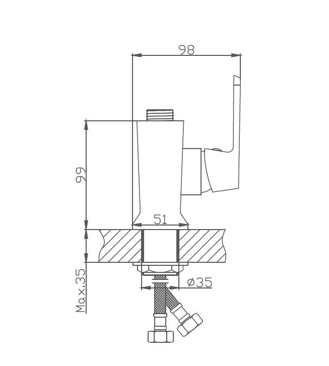 Смеситель Haiba HB804 HB73804 фото 2