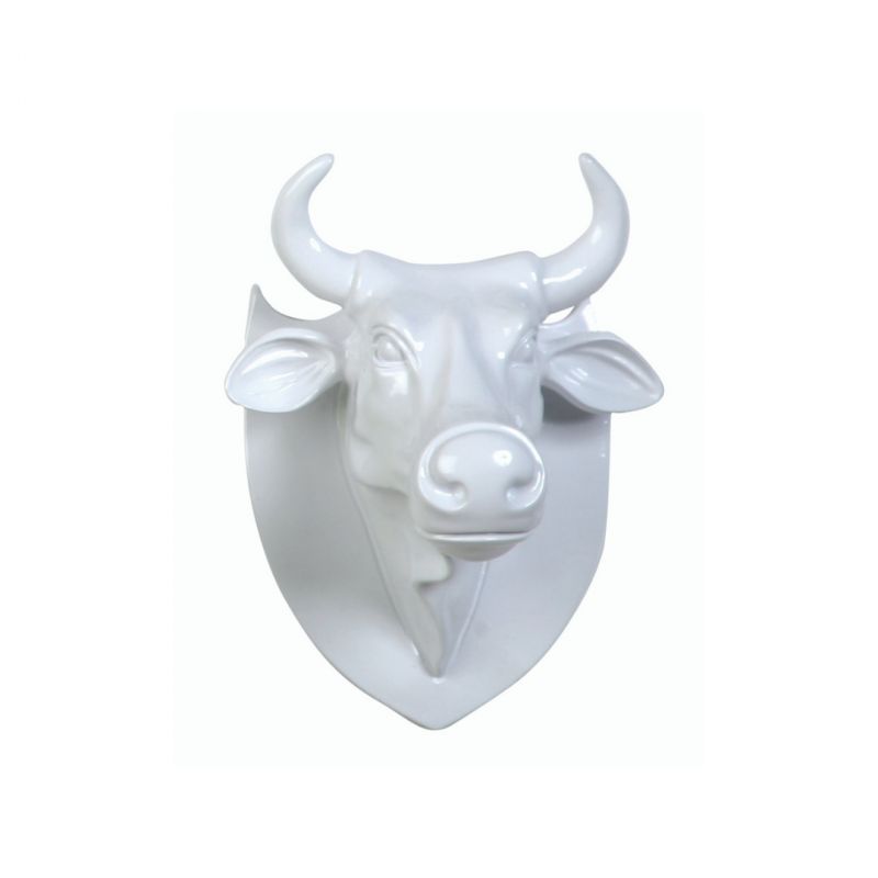 Коллекционная корова CowParade Trophy Head White BD-1612243