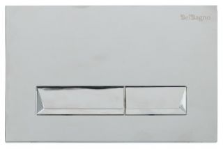 Кнопка смыва BelBagno MARMI BB010-MR-CHROME механическая