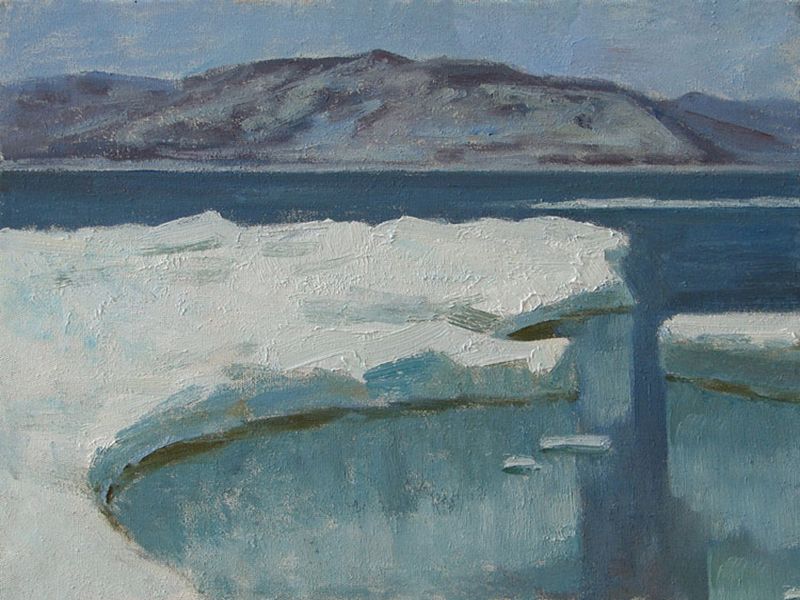 Картина "Холодная вода" Игорь Панов