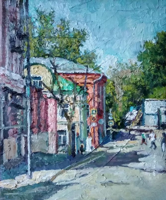 Картина "Переулок" Ягужинская Анна