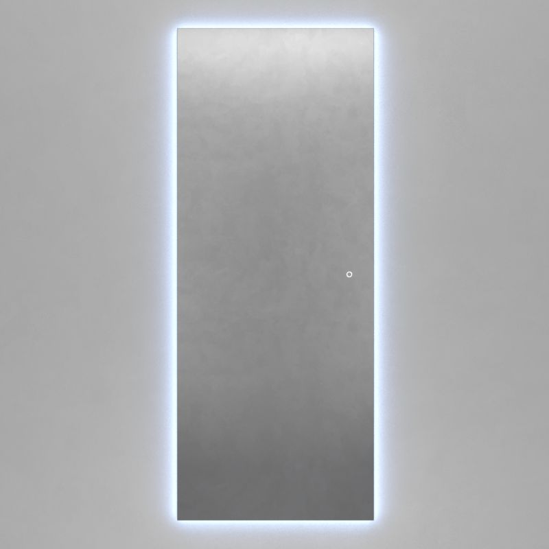 Зеркало безрамное с холодной HALFEO Slim NF LED XL BD-2839129, с сенсорным выключателем