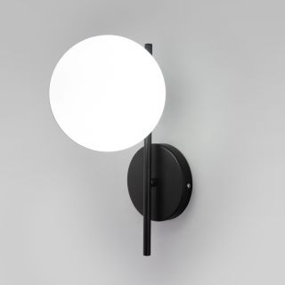 Настенный светильник Eurosvet Marbella со стеклянным плафоном 60147/1 черный