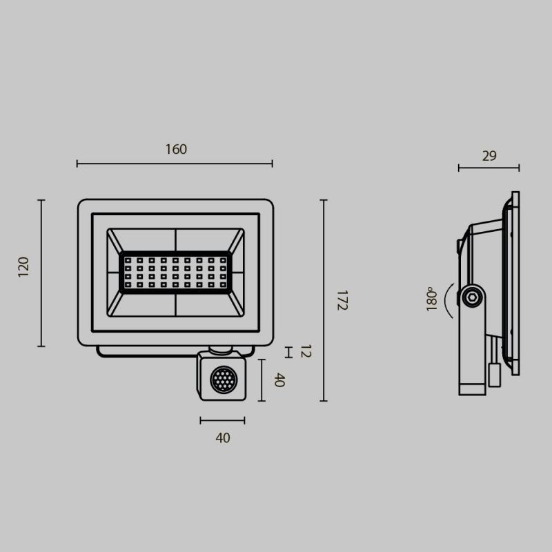 Прожектор Maytoni Flood 230V 30W IP65 6500K FL001-L30B6KSR фото 9