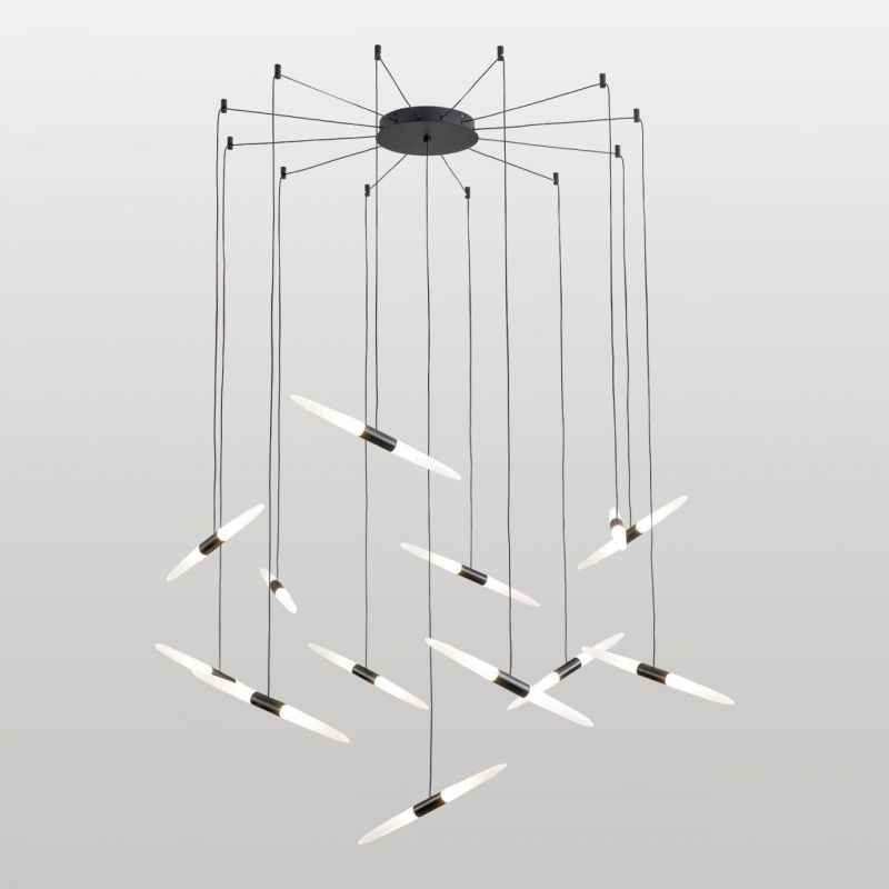 Люстра подвесная Lussole HOPKINS LED 4000К(белый) 78W LSP-7397 фото 1
