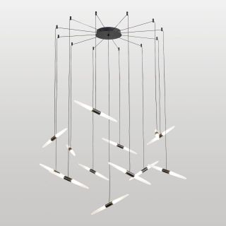 Люстра подвесная Lussole HOPKINS LED 4000К(белый) 78W LSP-7397