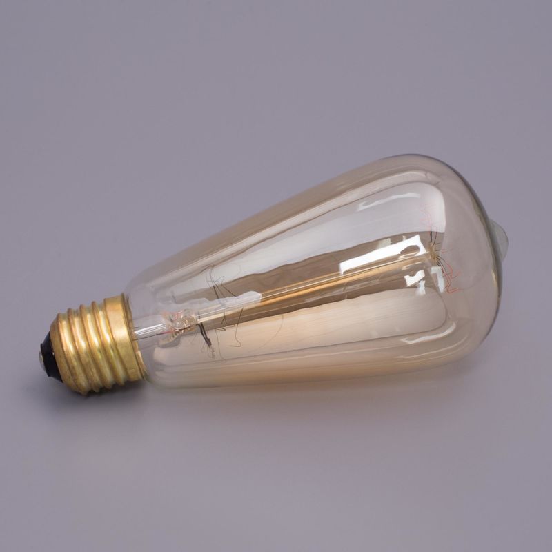 Лампа накаливания, декоративная, E27, 40W E27 ST64-19FL