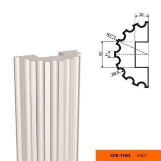 Полуколонна составная Lepninaplast КЛВ-155/3 HALF H250