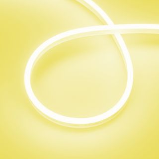 Светодиодная лента герметичная AURORA-PS-A120-12x6mm 24V Yellow (10 W/m, IP65, 2835, 5m) (Arlight)