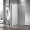 Пристенный профиль и крепления для душевой перегородки Vincea Walk-In VHW-1WGM, вороненая сталь фото 1