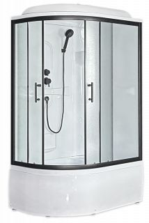 Душевая кабина Royal Bath Practic RB 8120BK1-M-BL, 80х120 см, R