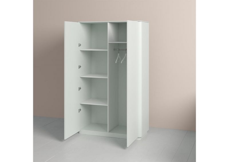 Шкаф  Ellipsefurniture Tammi 2-х створчатый высокий (светло-серый) TM010204190101 фото 5