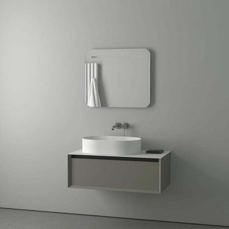 Зеркало для ванной EVOFORM Ledline BY 2144, с LED-светильником 70х60см фото 5