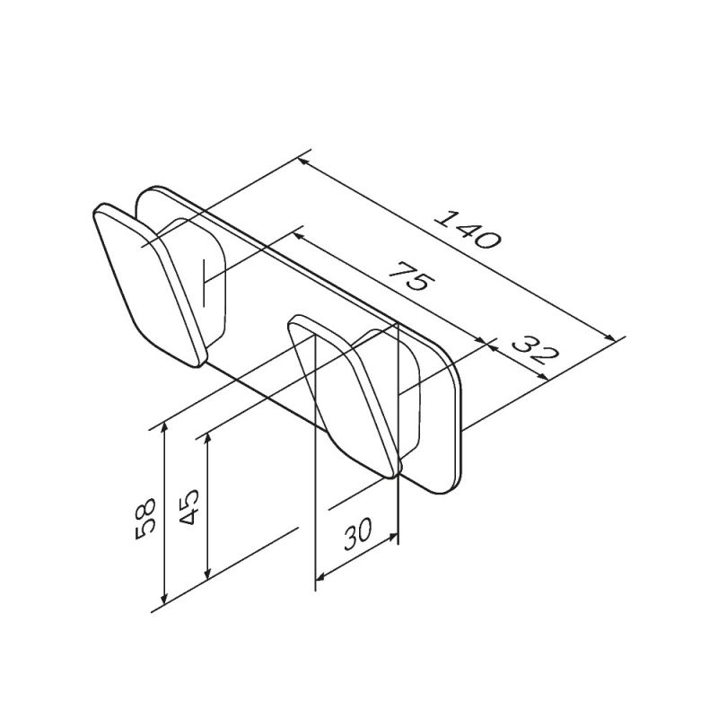 Крючок для полотенец AM.PM Inspire 2.0 A50A35600