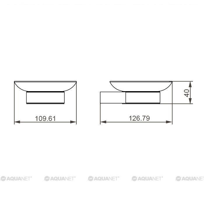 Мыльница для ванной Aquanet 5685MB 00241903