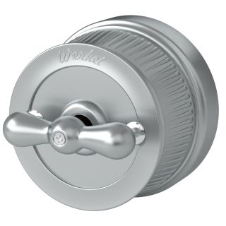 Переключатель одноклавишный (Матовый хром) ретро Werkel WL19-01-03
