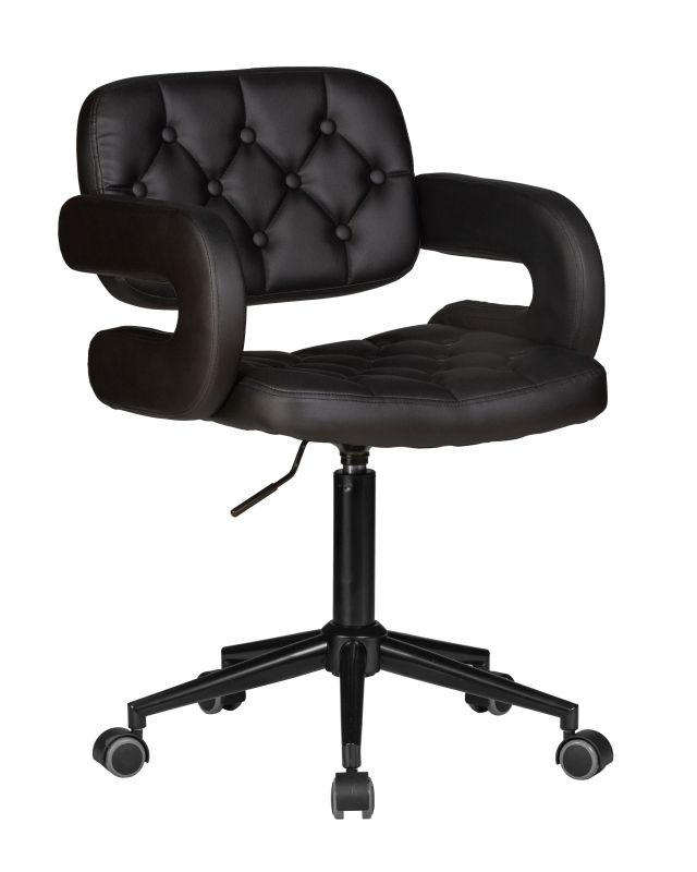 Офисное кресло Dobrin 9460-BlackBase-LM LARRY BLACK, цвет чёрный