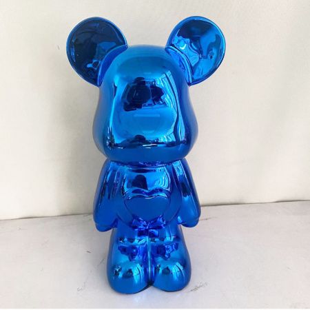 Статуэтка Lucky Bear (Bearbrick) IST-017, 28 см, синий глянцевый IST-017casa