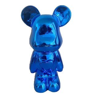 Статуэтка Lucky Bear (Bearbrick) IST-017, 28 см, синий глянцевый IST-017casa