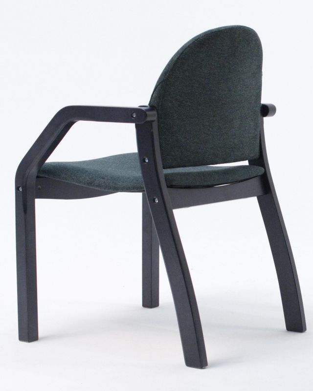Стул-кресло Джуно 2.0 чёрный/зелёный Z112815B07