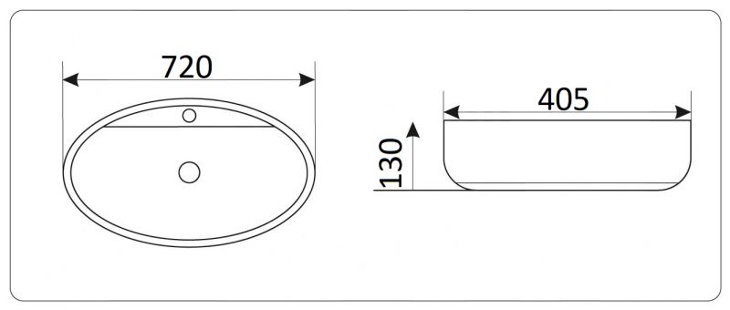 Раковина CeramaLux N 9435