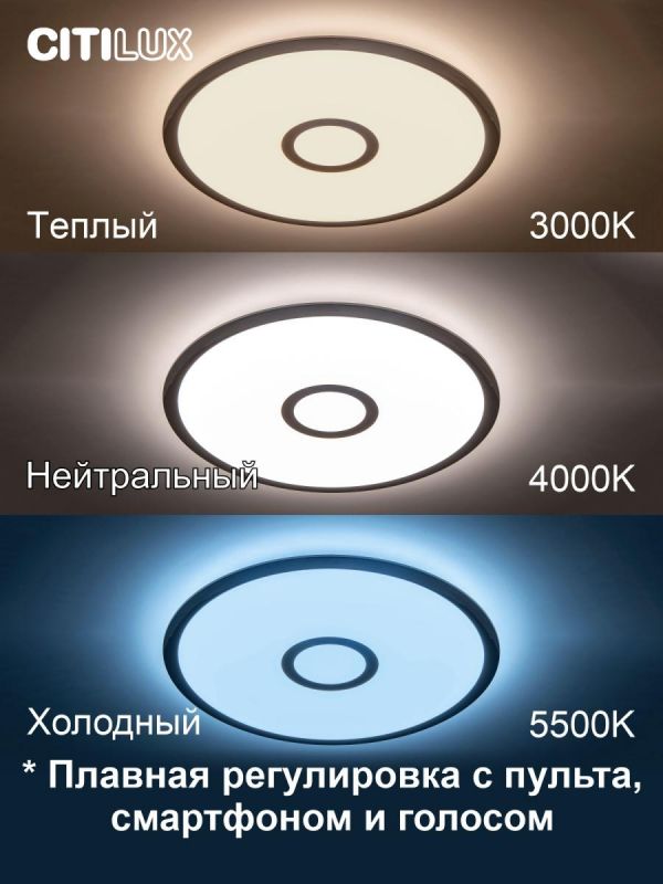 Люстра потолочная Citilux Старлайт Смарт CL703A40G фото 2