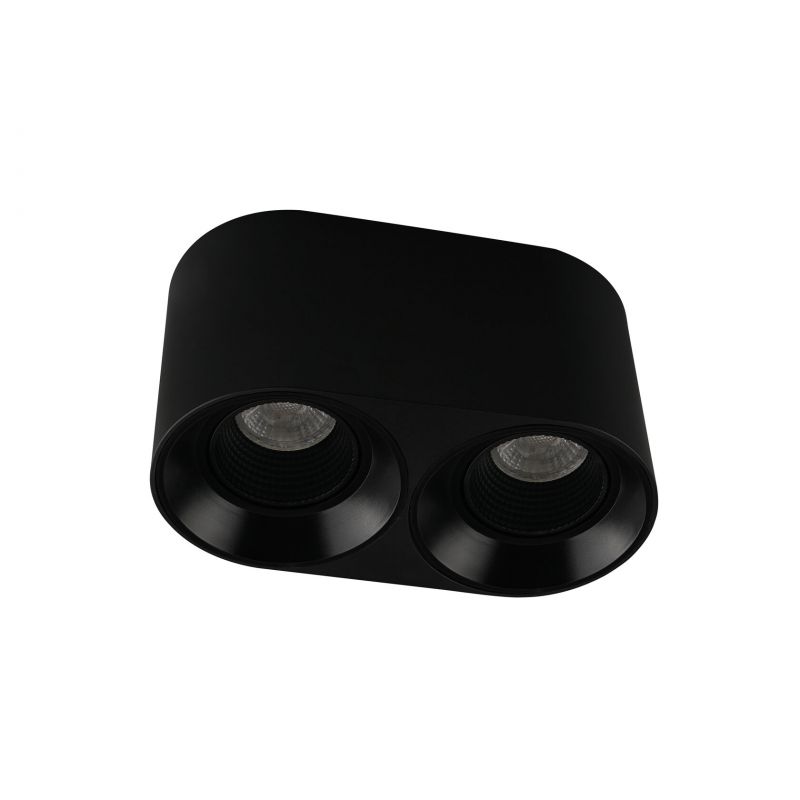 Светильник накладной Denkirs DK3020BВ IP 20, 10 Вт, GU5.3, LED, черный/черный, пластик DK3096-BK фото 1