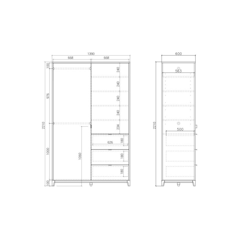 Шкаф The IDEA Case BD-1964957