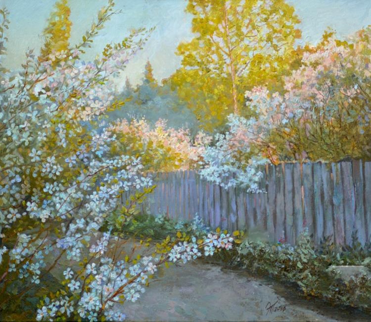 Картина "Красавица весна" Панов Эдуард Парфирьевич