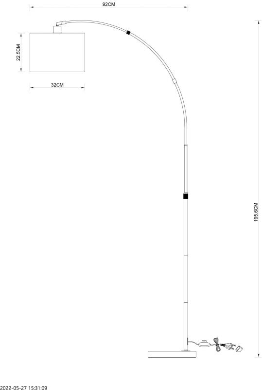 Торшер Arte Lamp PAOLO 60W E27 220V  A4060PN-1PB фото 6