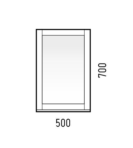 Зеркало Corozo Техас SD-00000586 50 см