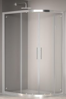 Душевой уголок RGW Passage PA-61, 80x120 см, профиль хром, стекло прозрачное